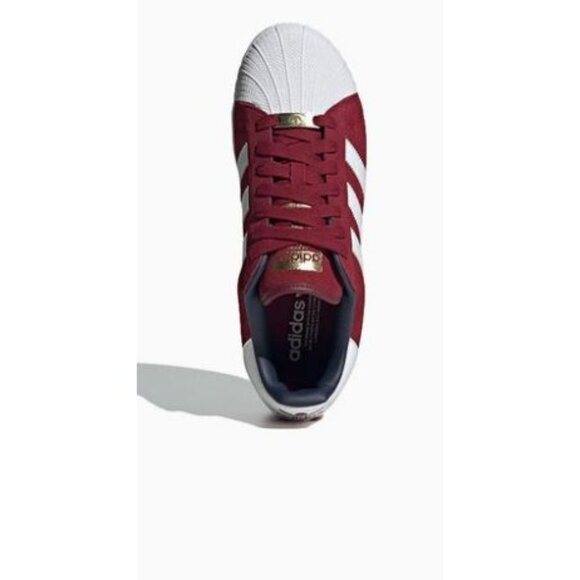 2023 Superstar XLG  Collegiate Burgundy White  IE9872 Mens 12.5 - Picture 4 of 5